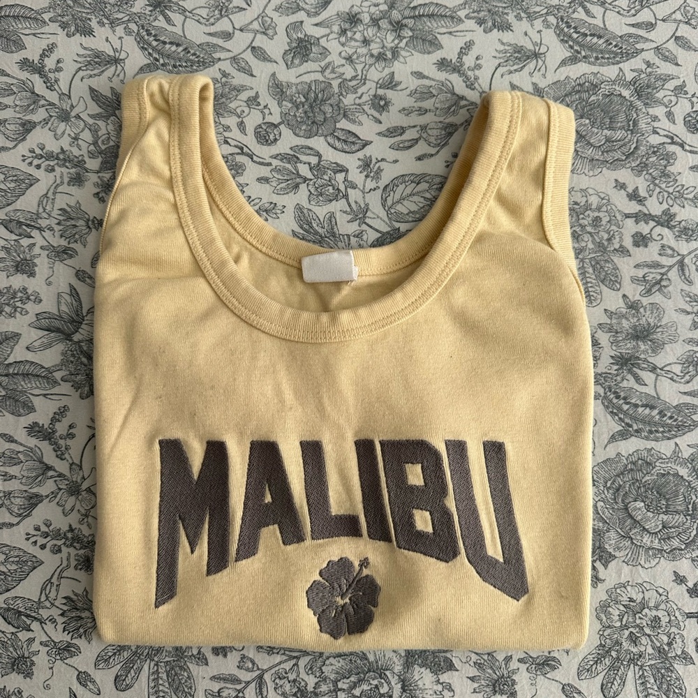 Yellow Malibu Tank Top
